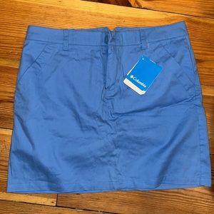 Blue Columbia skirt NWT